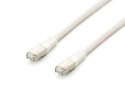 Equip - Kabel krosowy - RJ-45 (M) do RJ-45 (M) - 10 m - S/FTP - CAT 6a - bezhalogenowy, linka - biały