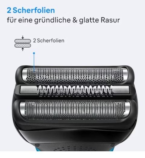 Golarka elektryczna Braun Series 3 310S Wet & Dry Black/Blue