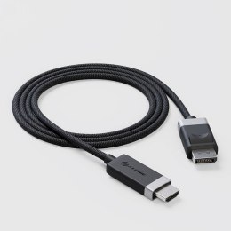 ALOGIC FUDPHD2-SGR adapter kablowy 2 m DisplayPort HDMI Czarny, Szary