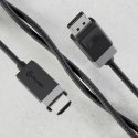 ALOGIC FUDPHD2-SGR adapter kablowy 2 m DisplayPort HDMI Czarny, Szary