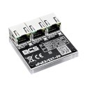 BCS BCS-XPOE3/EXT-PP przedłużacz sieciowy Wzmacniacz sieciowy Czarny 10, 100 Mbit/s