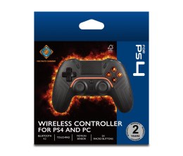 Deltaco Gaming GAM-139 kontroler gier Czarny Bluetooth/USB Gamepad Cyfrowy Android, PC, PlayStation 4