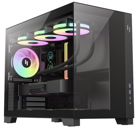 GameMax NEX C33 BK zabezpieczenia & uchwyty komputerów Czarny