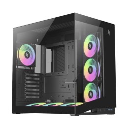 GameMax NEX C56 BK zabezpieczenia & uchwyty komputerów Midi Tower Czarny
