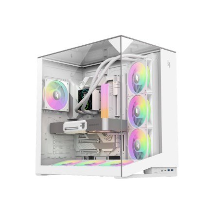 GameMax NEX C56 VC WH zabezpieczenia & uchwyty komputerów Midi Tower Biały