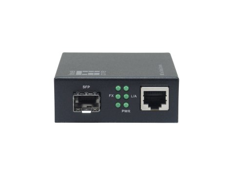 LevelOne GVM-2000 konwerter sieciowy 1000 Mbit/s Czarny