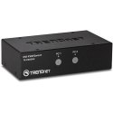 TRENDnet KVM Switch 2-Port DVI/USB/Audio mit Kabeln