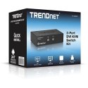 TRENDnet KVM Switch 2-Port DVI/USB/Audio mit Kabeln