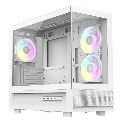 GameMax NEX C31 WH zabezpieczenia & uchwyty komputerów Biały