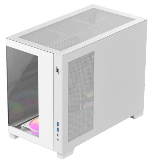 GameMax NEX C33 WH zabezpieczenia & uchwyty komputerów Biały