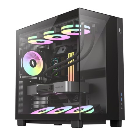 GameMax NEX C53 BK zabezpieczenia & uchwyty komputerów Czarny