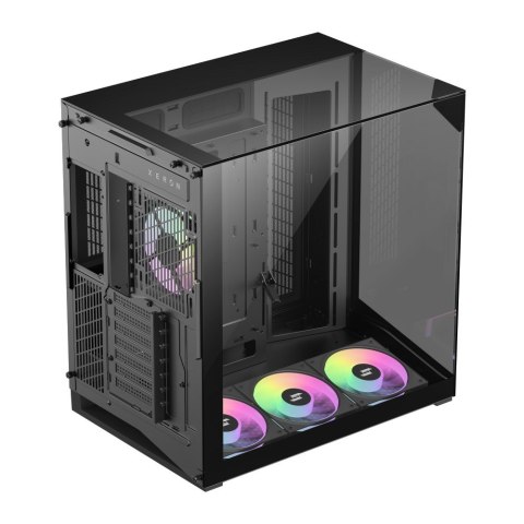 GameMax NEX C56 VC BK zabezpieczenia & uchwyty komputerów Midi Tower Czarny
