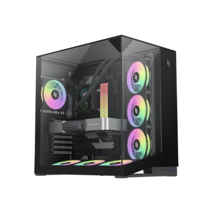GameMax NEX C56 VC BK zabezpieczenia & uchwyty komputerów Midi Tower Czarny