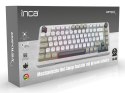 Klawiatura gamingowa Inca IKG-455 Gaming USB + RF Wireless + Bluetooth QWERTY Niemiecki Biały
