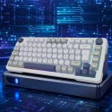 Klawiatura gamingowa Inca IKG-455 Gaming USB + RF Wireless + Bluetooth QWERTY Niemiecki Biały