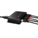 Lindy 43374 huby i koncentratory USB 3.2 Gen 1 (3.1 Gen 1) Type-B 5000 Mbit/s Czarny