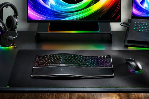 Razer Pro Type Ergo klawiatura Uniwersalne USB + RF Wireless + Bluetooth QWERTY US English Czarny