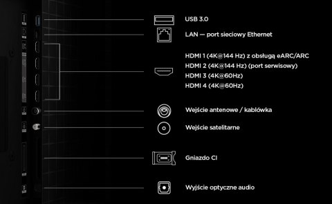 TCL Telewizor 55 cali QLED 55A400