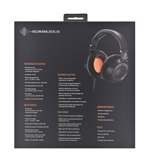 Neumann NDH 30 Black Edition - Słuchawki studyjne otwarte