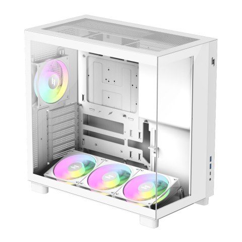 GameMax NEX C53 WH zabezpieczenia & uchwyty komputerów Biały