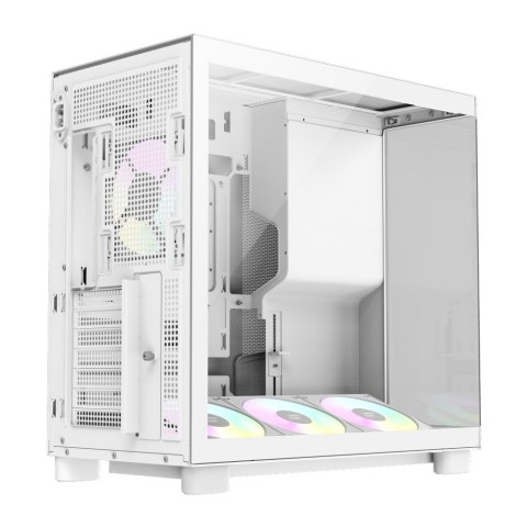 GameMax NEX C53 WH zabezpieczenia & uchwyty komputerów Biały