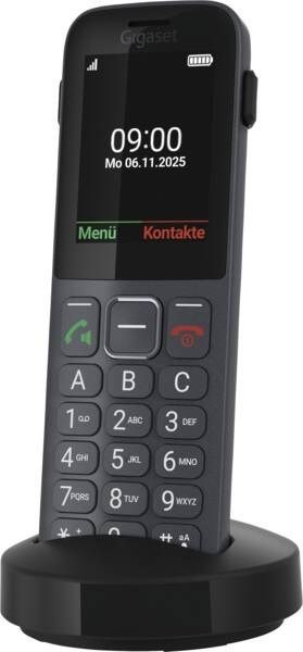 Gigaset Comfort 600 SIM 6,1 cm (2.4") 118 g Czarny, Szary