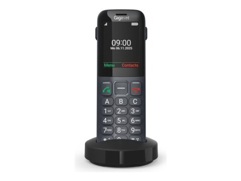 Gigaset Comfort 600 SIM 6,1 cm (2.4") 118 g Czarny, Szary