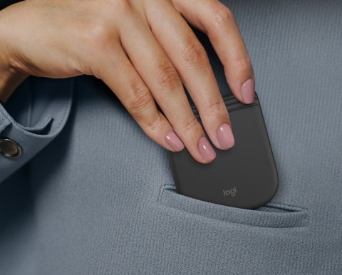 Logitech Mobi Fold myszka Podróżniczy Oburęczny RF Wireless + Bluetooth Optyczny 4000 DPI