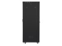 LANBERG SZAFA STOJĄCA RACK 19" 42U 800X1000 DRZWI SZKLANE LCD CZARNA FF01-8042-12BL (FLAT PACK)