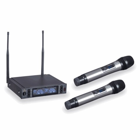 Soundsation WF-U2302HH - podwójny system UHF 630-660 MHz z dwoma mikrofonami do ręki