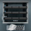 Patch panel Extralink EX.9830 (1U; kat. 5e; 24xRJ-45)