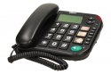 Maxcom Telefon przewodowy KXT480 BB, czarny