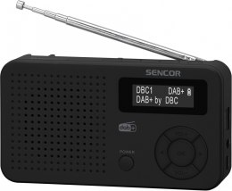 Sencor Radio cyfrowe DAB+,FM RDS, SRD 7210B Bluetooth 5.0 LCD Akumulator