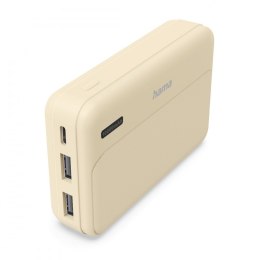 Hama Power pack 10000 mAh 2xUSB-A piaskowy