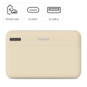 Hama Power pack 10000 mAh 2xUSB-A piaskowy