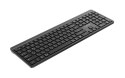 Bezprzewodowa klawiatura pro-biznesowa Gembird KB-WPS-03-CYRL slim, dual mode: 2,4 GHz + BT, układ RU, kolor czarny