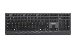 GEMBIRD KLAWIATURA SLIM PRZEWODOWA MULTIMEDIALNA CZARNA, USB-C, UKŁAD US