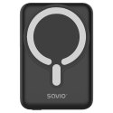 SAVIO POWERBANK 10000 MAH MAGNETYCZNY CZARNY BA-12