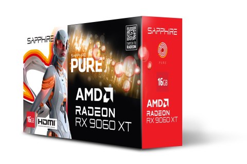 Karta graf. SAPPHIRE PURE RX 9060 XT GAMING OC 16GB