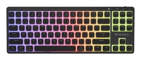 GENESIS Thor 430 TKL Wireless klawiatura Gaming USB + RF Wireless + Bluetooth QWERTY US English Czarny