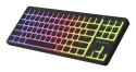 GENESIS Thor 430 TKL Wireless klawiatura Gaming USB + RF Wireless + Bluetooth QWERTY US English Czarny