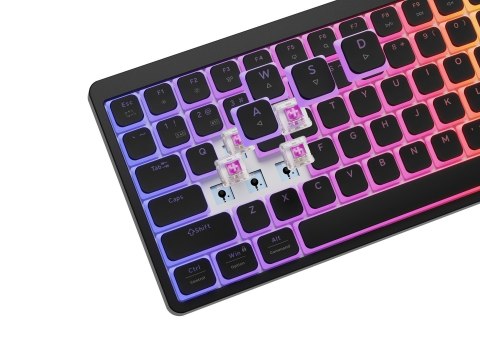 GENESIS Thor 430 TKL Wireless klawiatura Gaming USB + RF Wireless + Bluetooth QWERTY US English Czarny