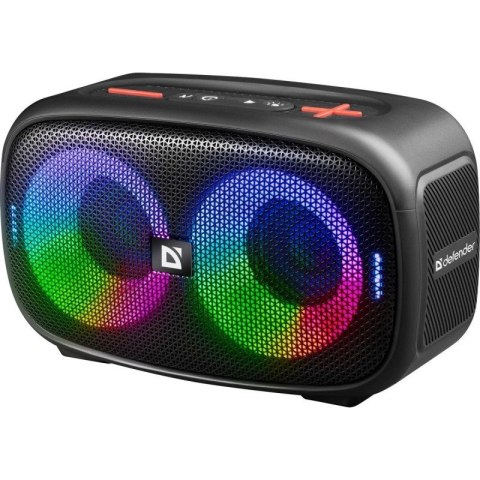GŁOŚNIK DEFENDER Q5 BLUETOOTH 5.3 20W LED/BT/FM/USB/TWS