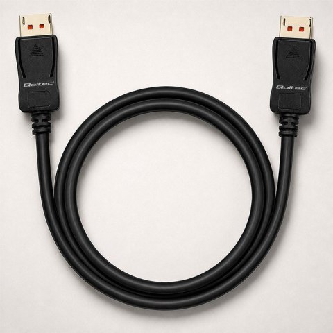 Qoltec Kabel DisplayPort M/M v2.1 | 40G | 1.5m
