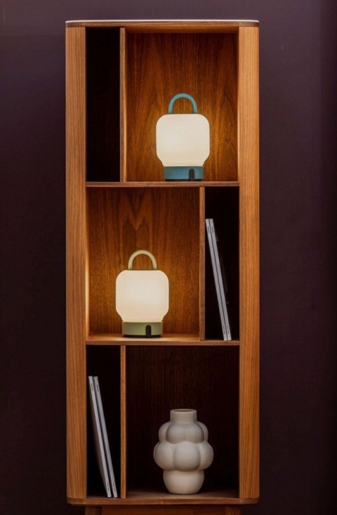 Kooduu Lampa przenośna akumulatorowa LOOME turkusowa