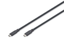 Digitus Kabel silikonowy USB, USB 20 Gb/s, 2 m, czarny