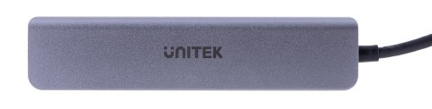 UNITEK HUB USB-C H1118A; USB-A x3, USB-C, HDMI, SD, microSD