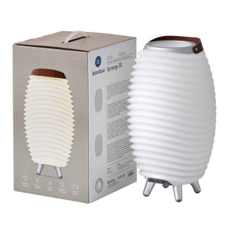 Kooduu Lampa LED z głośnikiem i coolerem Synergy 35 biała