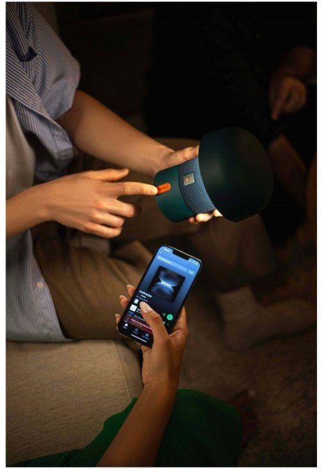 Kooduu Lampa przenośna z głośnikiem Sensa Play Mini morska