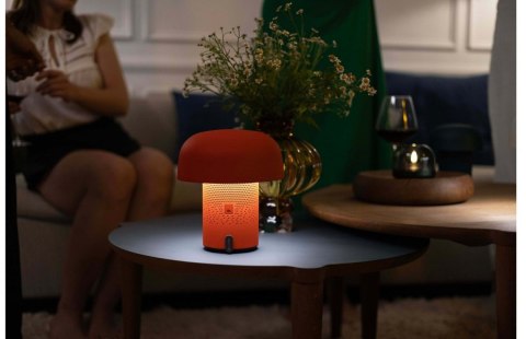 Kooduu Lampa przenośna z głośnikiem Sensa Play biała